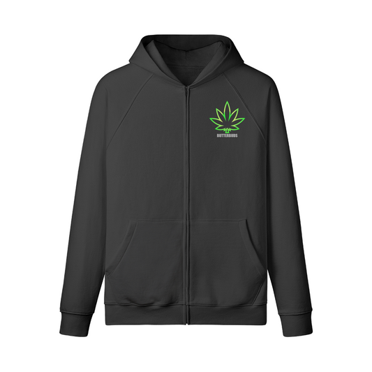 Butter Buds Neon Black Zip Up